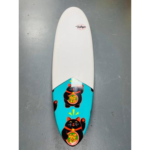 Tokyo Surfboard Sumou fabric in lay gloss & matte custom